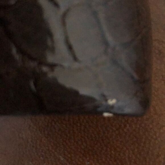 Comfort Plus Brown Snake Skin Classic Heels Sz 7 - Picture 8 of 8